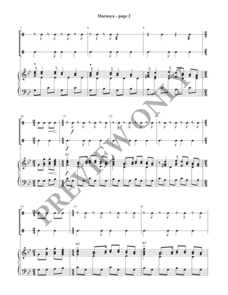 Marusya Director's Score (Print) image number null