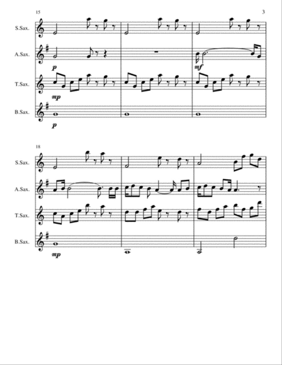 Bohemian Rhapsody Bohemian Rhapsody Small Ensemble scores gallery preview page 3
