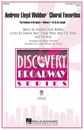 Book cover for Andrew Lloyd Webber Choral Favorites