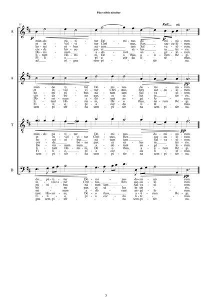 Púer nóbis náscitur - Christmas Carol for Choir SATB a cappella image number null