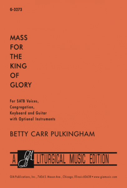 Mass for the King of Glory - Instrument edition
