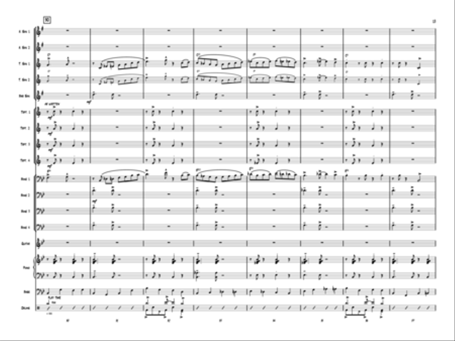 In The Groove In The Groove Jazz Ensemble scores gallery preview page 13