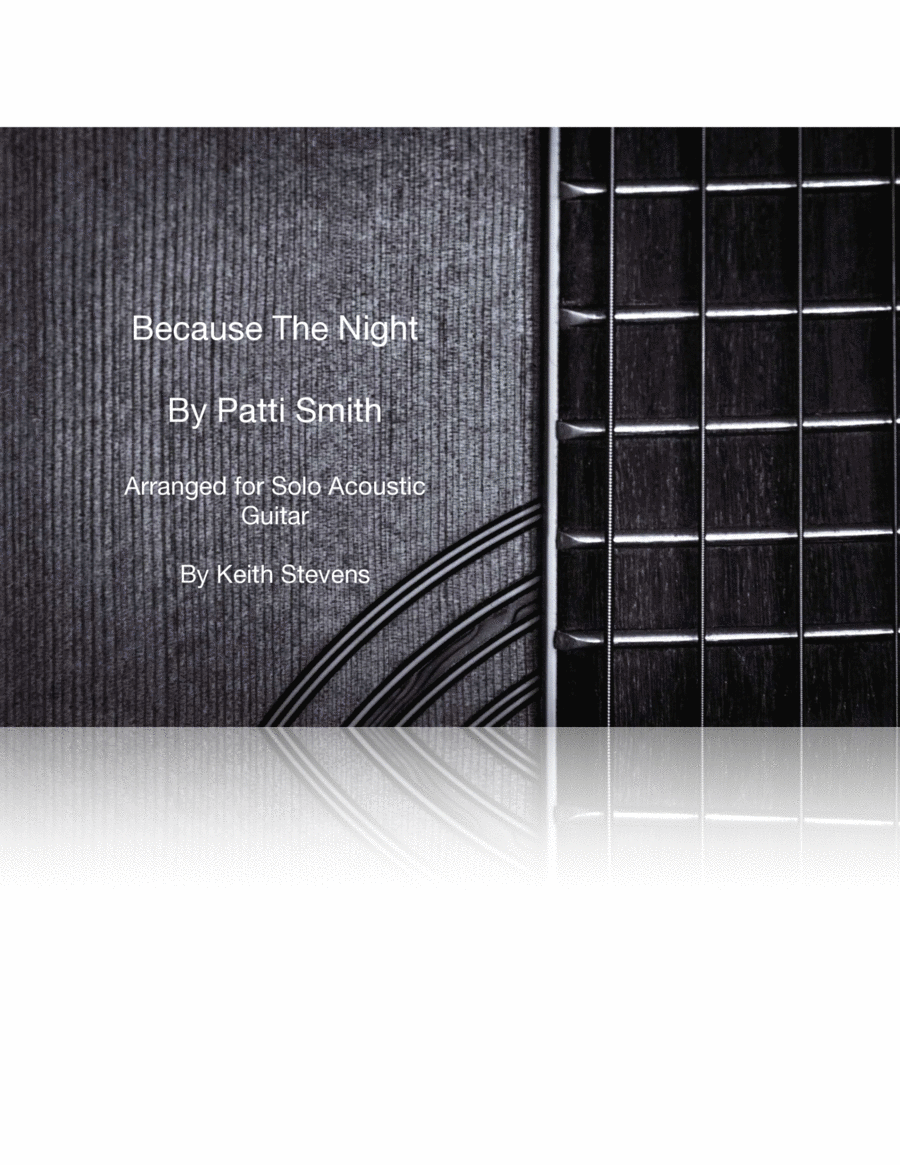 Because The Night Electric Guitar scores gallery preview page 1