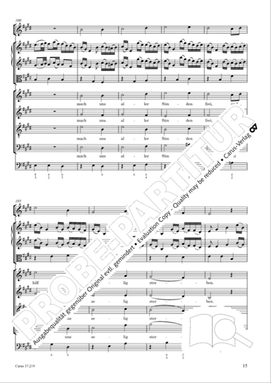 Erwachet, ihr Christen STB scores gallery preview page 16