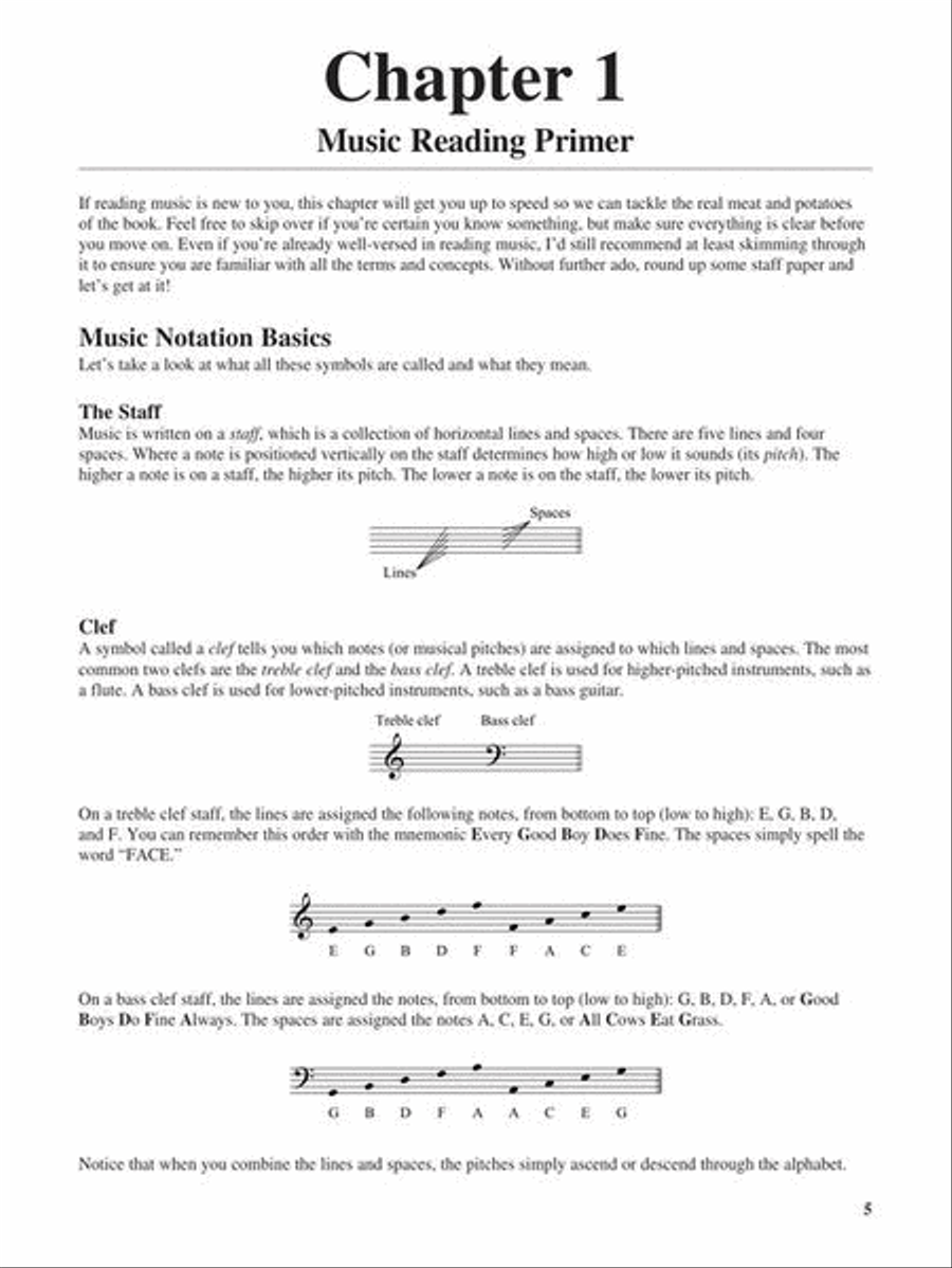 Teach Yourself Music Theory Collection / Songbook scores gallery preview page 5