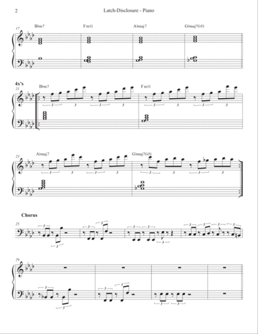 Latch Latch Small Ensemble scores gallery preview page 3