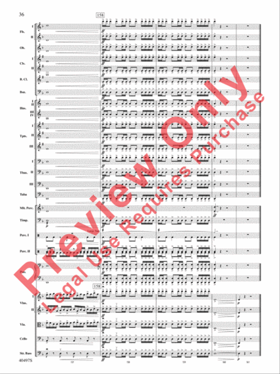 Batman: The Dark Knight Rises Full Orchestra scores gallery preview page 37