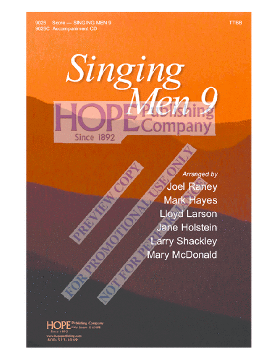 Singing Men 9 TTBB scores gallery preview page 2