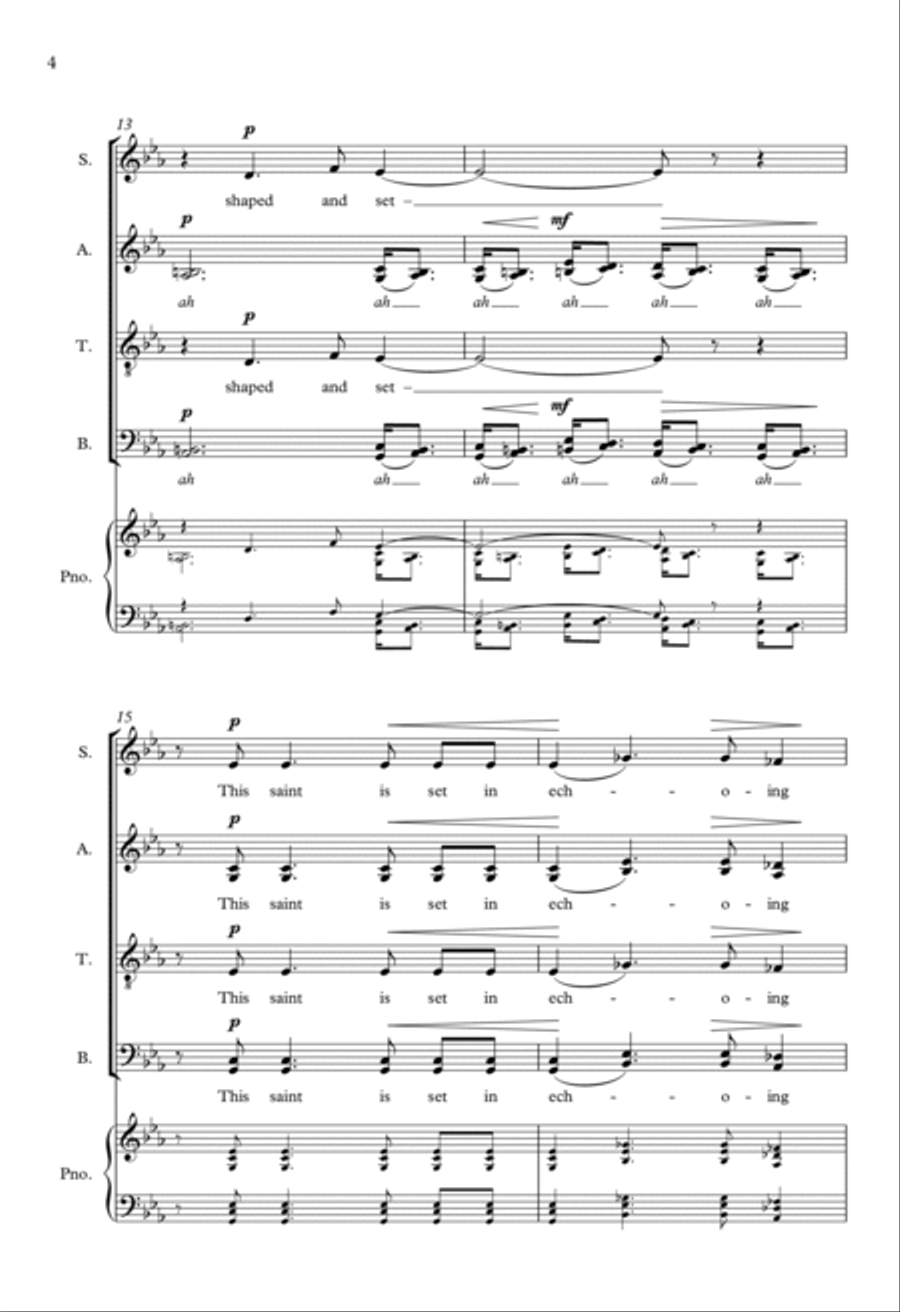 Pilgrimage Song Pilgrimage Song Choir scores gallery preview page 4