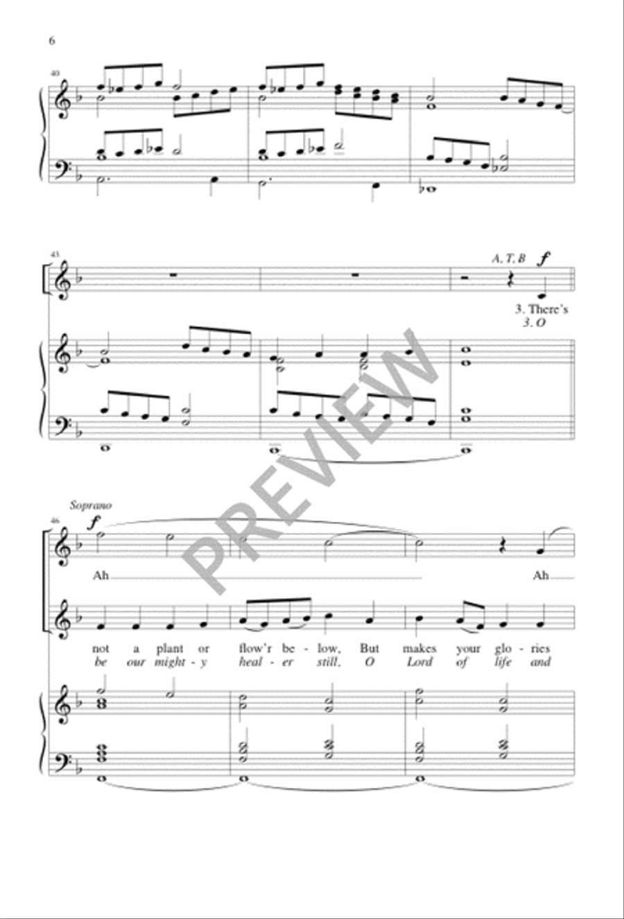 I Sing the Mighty Power of God / Your Hands, O Lord, in Days of Old 2-Part scores gallery preview page 6