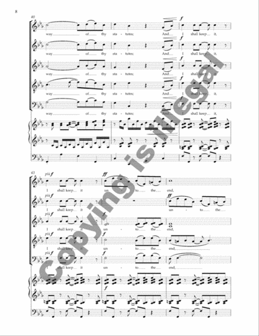 Open thou mine eyes Open thou mine eyes SSATB scores gallery preview page 8