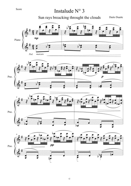 Instaludes for piano