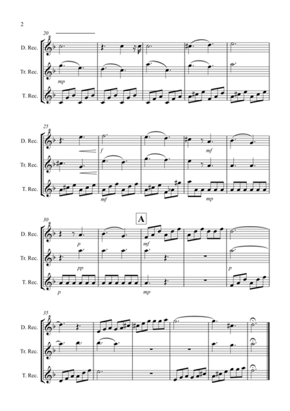 Moonlight Sonata (1st movement) for Recorder Trio image number null
