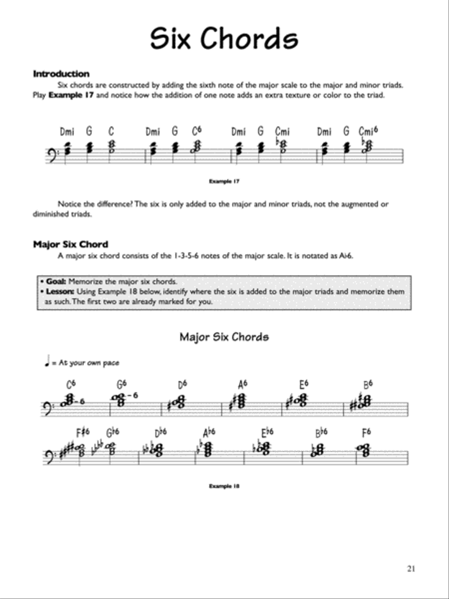 The Jazz Pianist: Left Hand Voicings and Chord Theory Piano Method scores gallery preview page 4