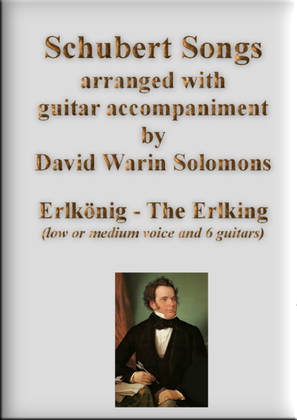 Book cover for Erlkönig - Erlking - low or medium voice and 6 guitars