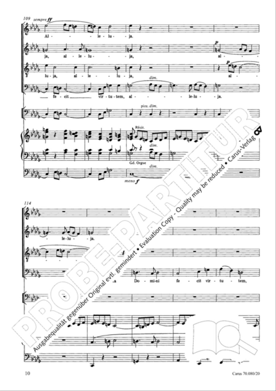 Dextera Domini STB scores gallery preview page 11