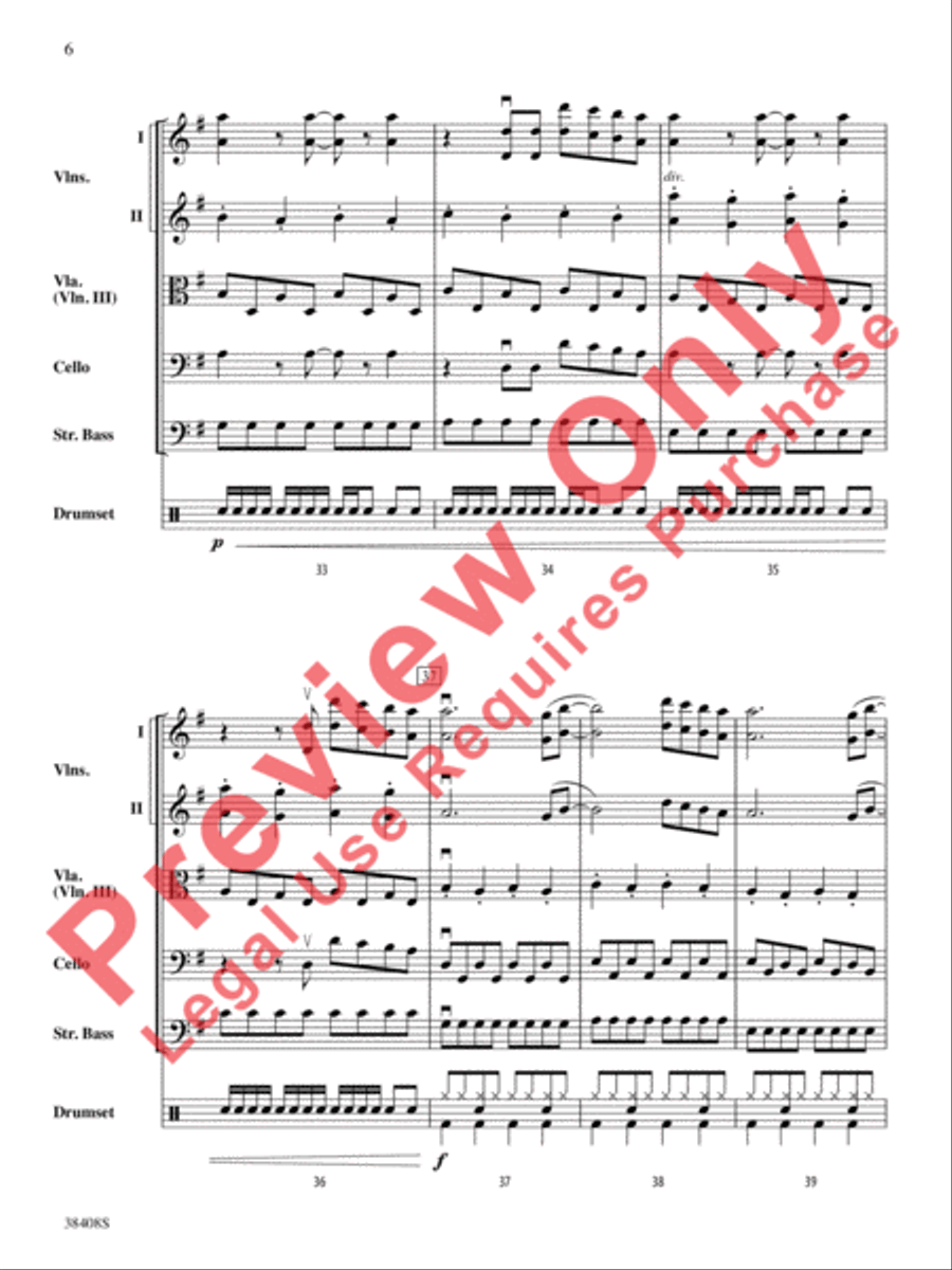 Firework String Orchestra scores gallery preview page 7