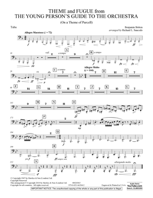 Theme and Fugue from The Young Person's Guide to the Orchestra - Tuba