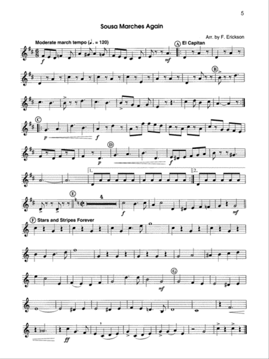 Technique Through Performance Concert Band Methods scores gallery preview page 4