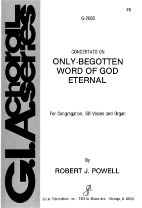 Book cover for Only-Begotten, Word of God Eternal