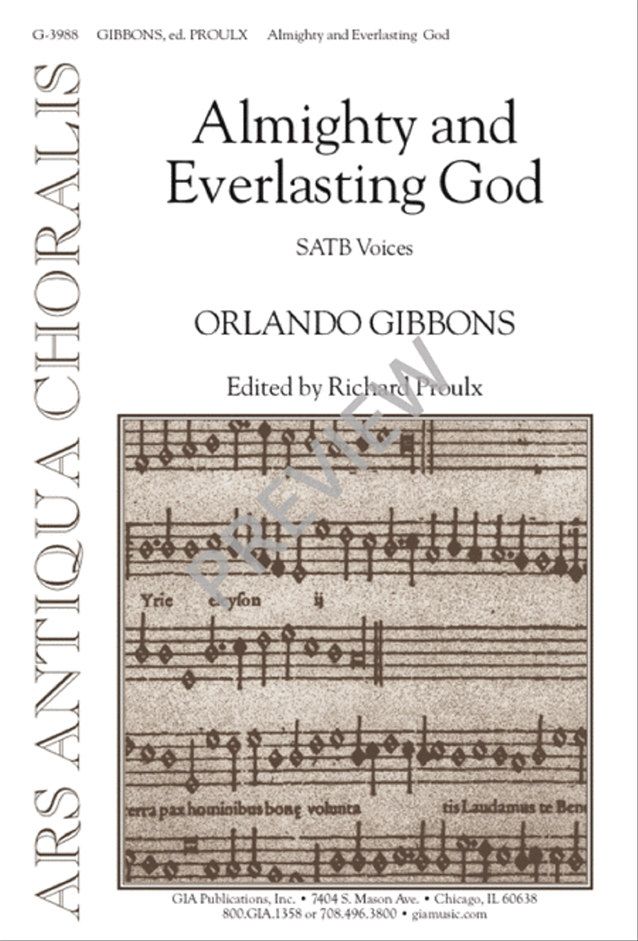 Almighty and Everlasting God 4-Part scores gallery preview page 2