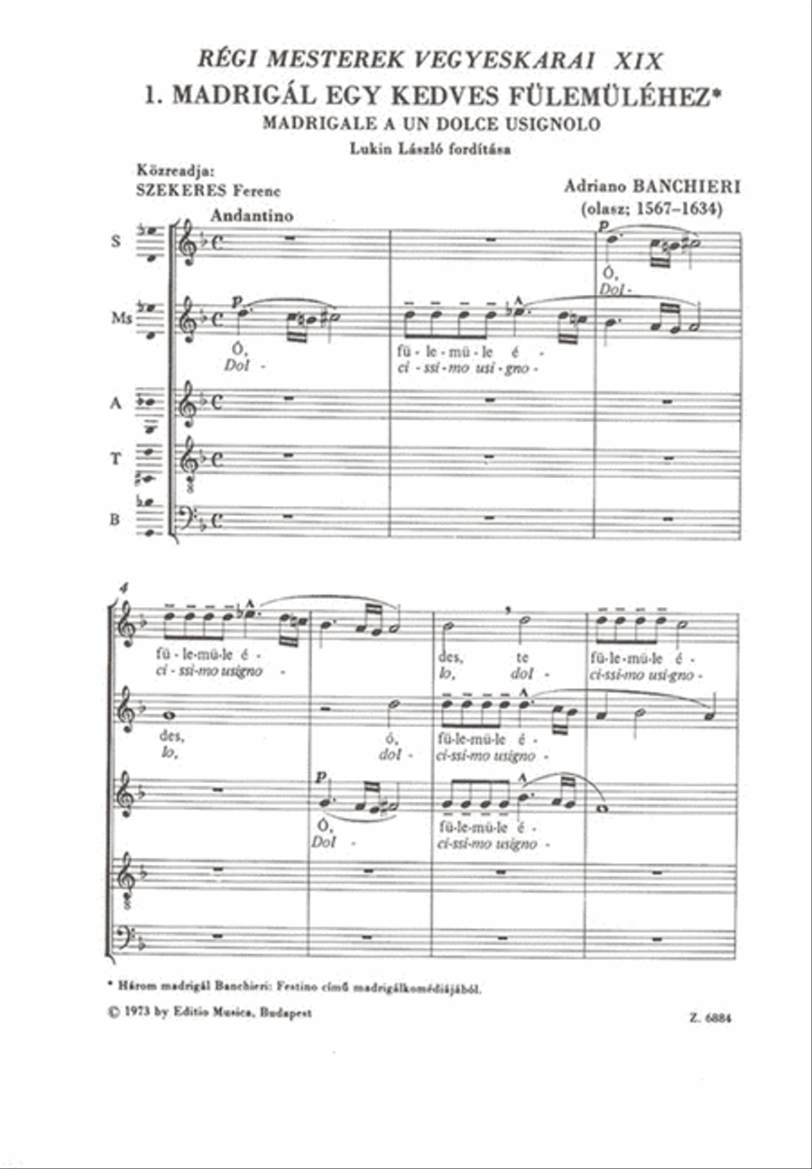 Old Masters' Mixed Choruses V19 A Cappella scores gallery preview page 2