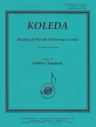 Koleda - Slovak Christmas Carol Suite -sc & 2 Pts