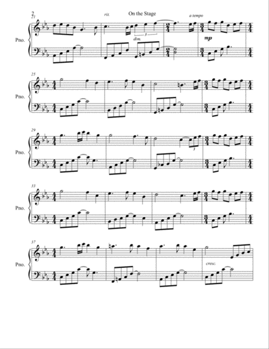 On the Stage Piano Solo scores gallery preview page 2