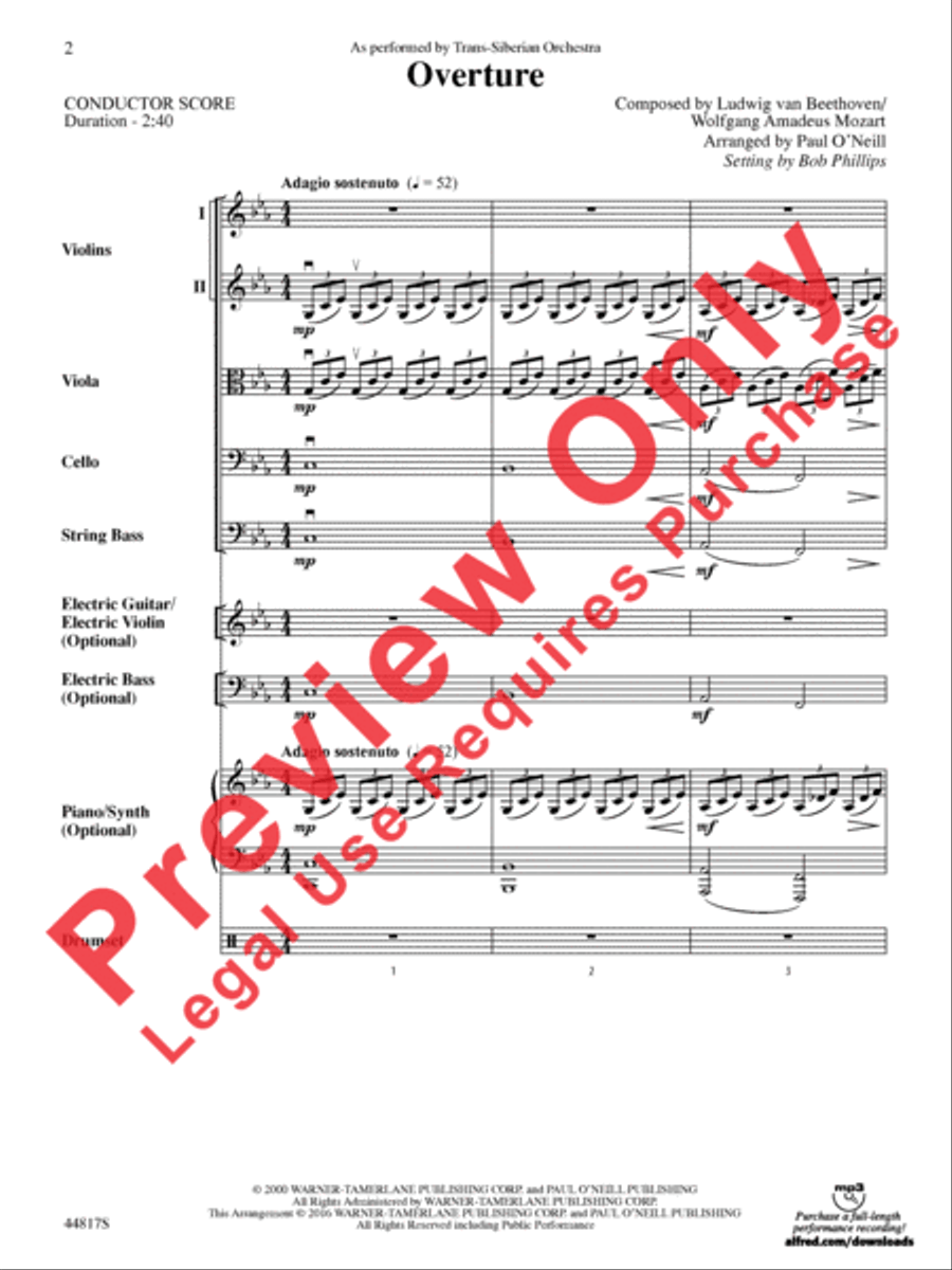Overture Overture String Orchestra scores gallery preview page 3