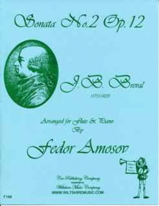 Book cover for Sonata No.2, Op.12 (Fedor Amosov)