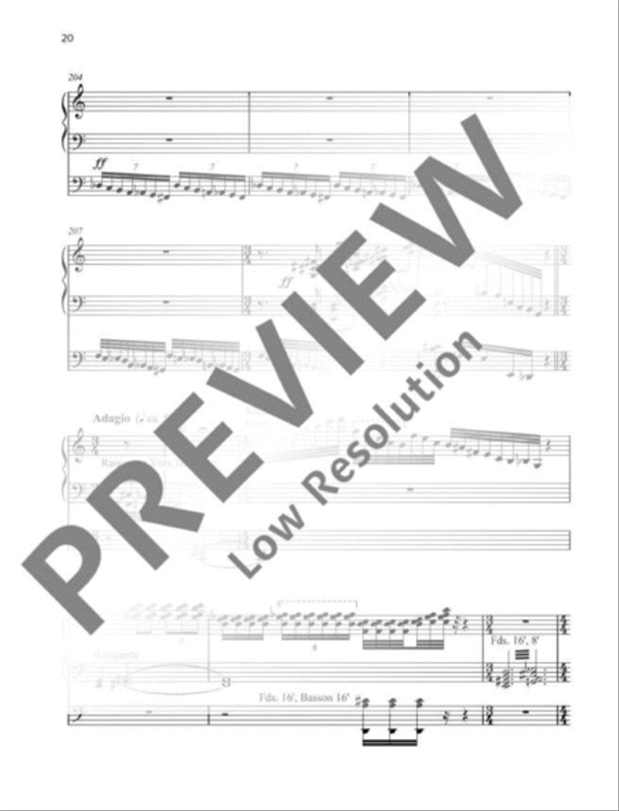Macbeth Organ scores gallery preview page 21