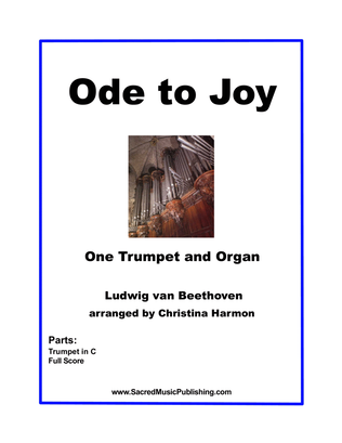 Book cover for Ode to Joy - One Trumpet and Organ