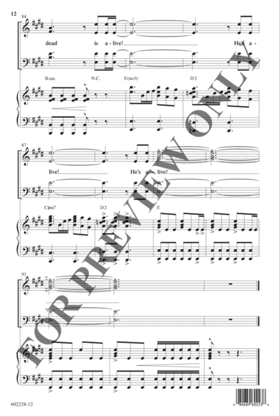 He Who Was Dead - Anthem He Who Was Dead - Anthem Choir scores gallery preview page 12