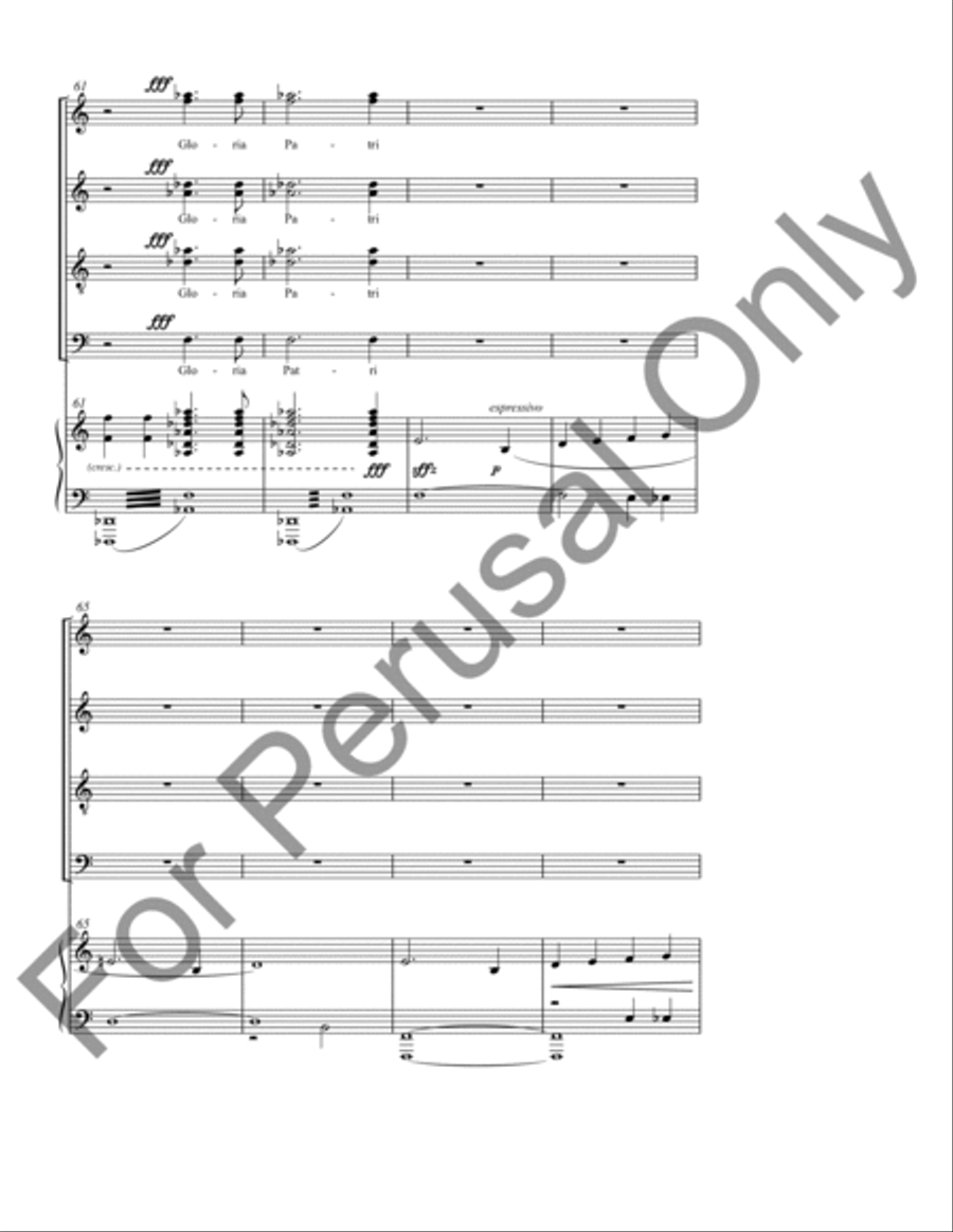 Jubilate (Choral Score) 4-Part scores gallery preview page 9