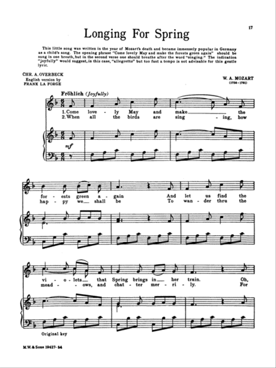 Pathways of Song, Volume 1 Voice scores gallery preview page 5