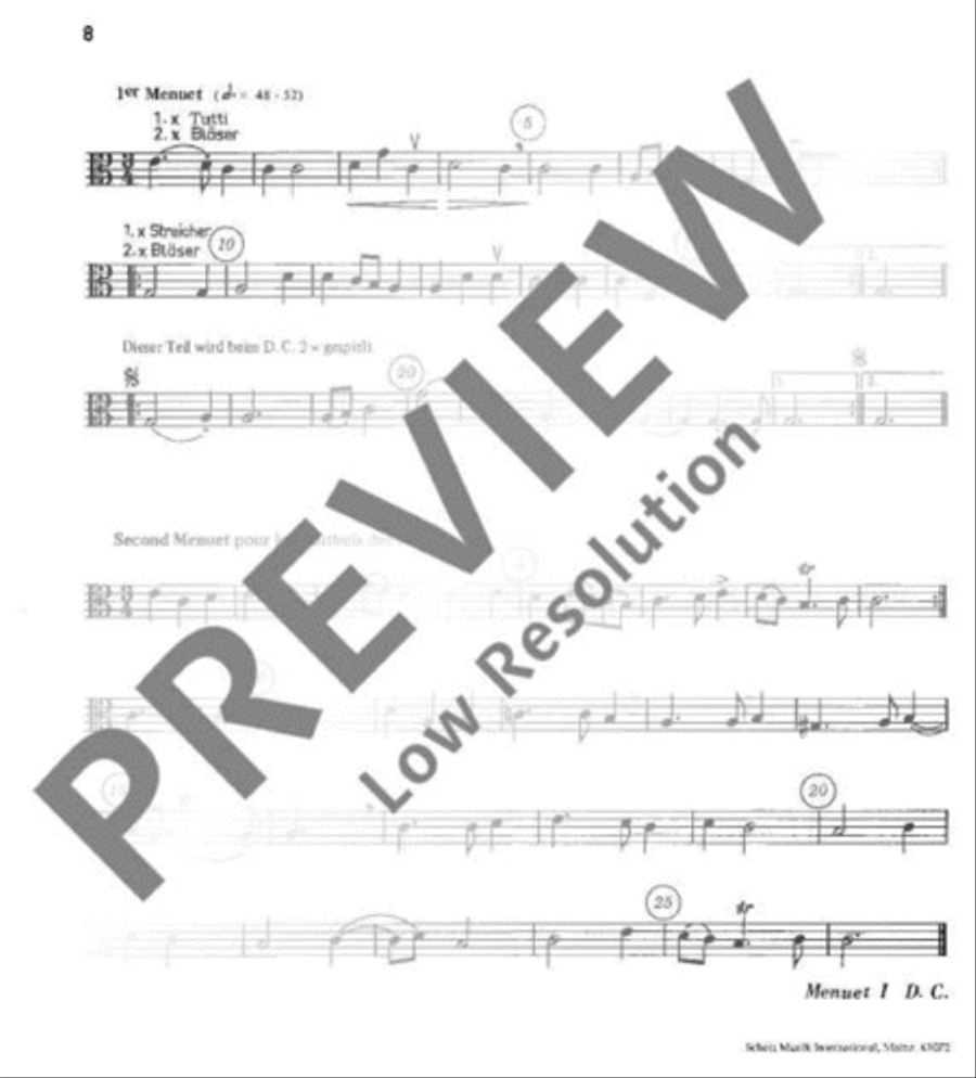 Le Bourgeois Gentilhomme Viola scores gallery preview page 9