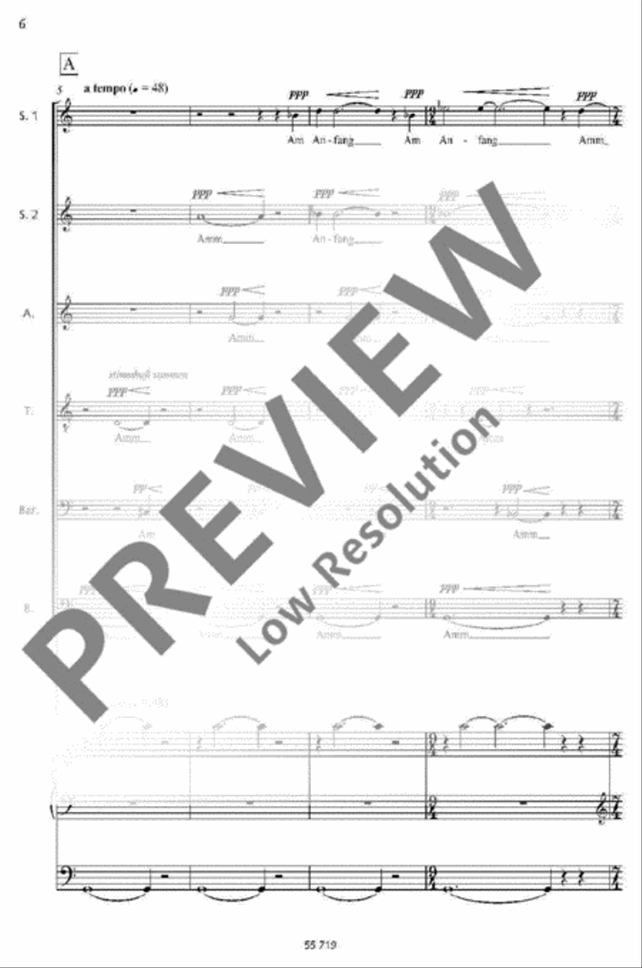 Am Anfang war das Wort Am Anfang war das Wort Children's Choir scores gallery preview page 4