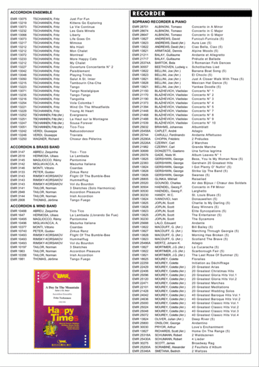 Kazatchok Soprano Recorder scores gallery preview page 6