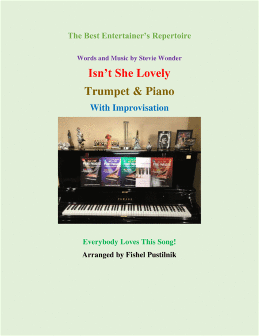 Isn't She Lovely Trumpet Solo scores gallery preview page 1