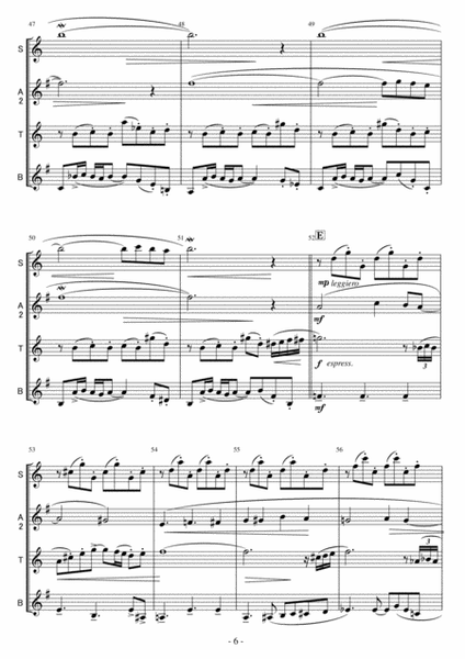 Libertango (Saxophone Quartet) image number null