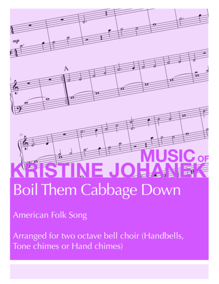 Boil Them Cabbage Down (2 Octave Handbell, Hand Chimes or Tone Chimes) image number null