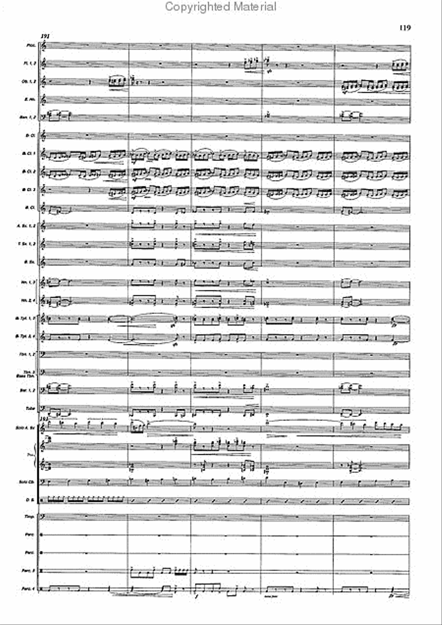 Concertango Concert Band scores gallery preview page 120