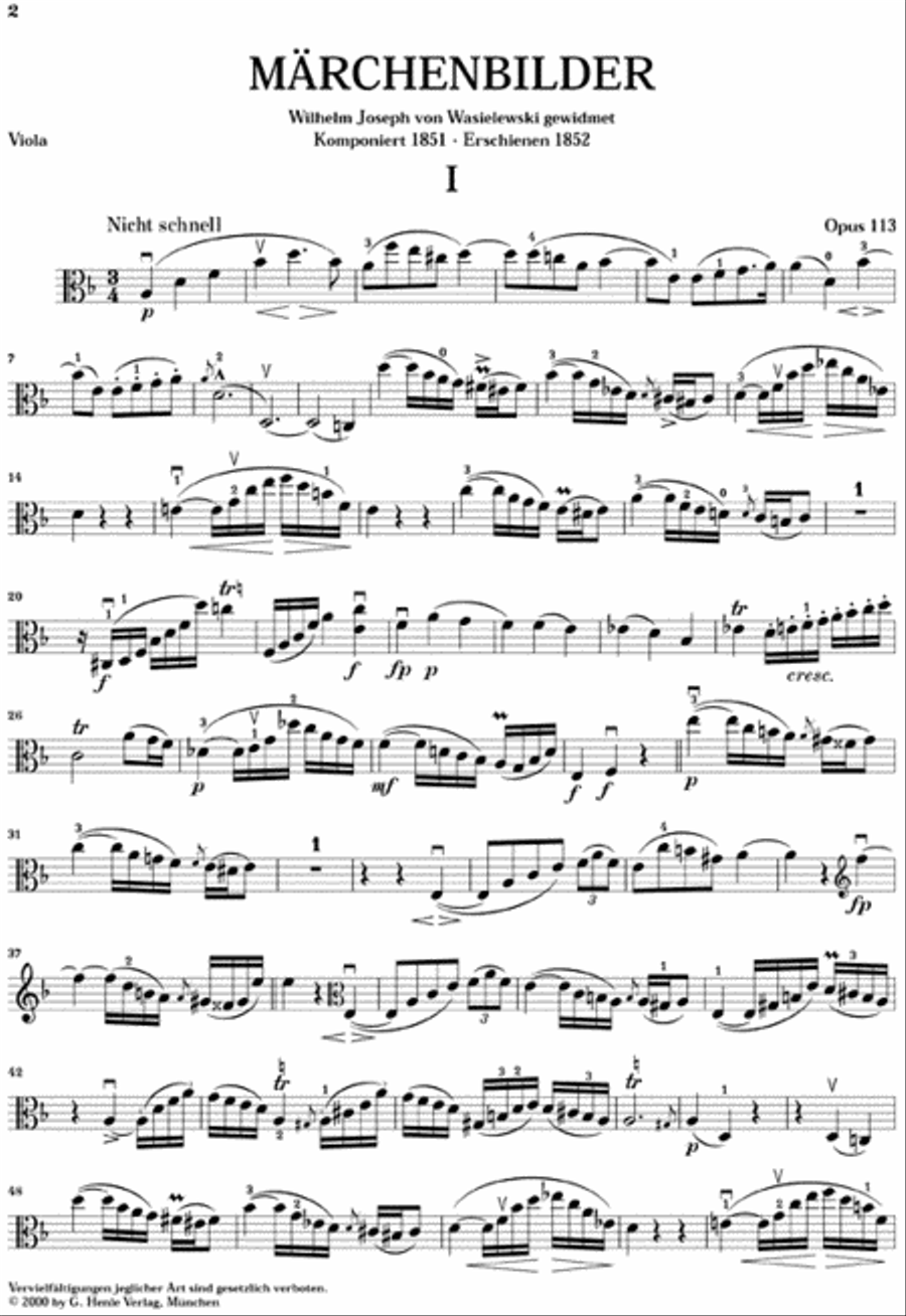 Fairy-Tale Pictures Op. 113 Piano Accompaniment scores gallery preview page 3