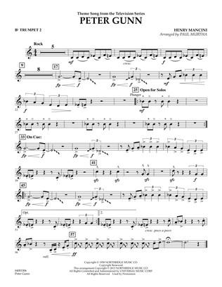 Peter Gunn - Bb Trumpet 2
