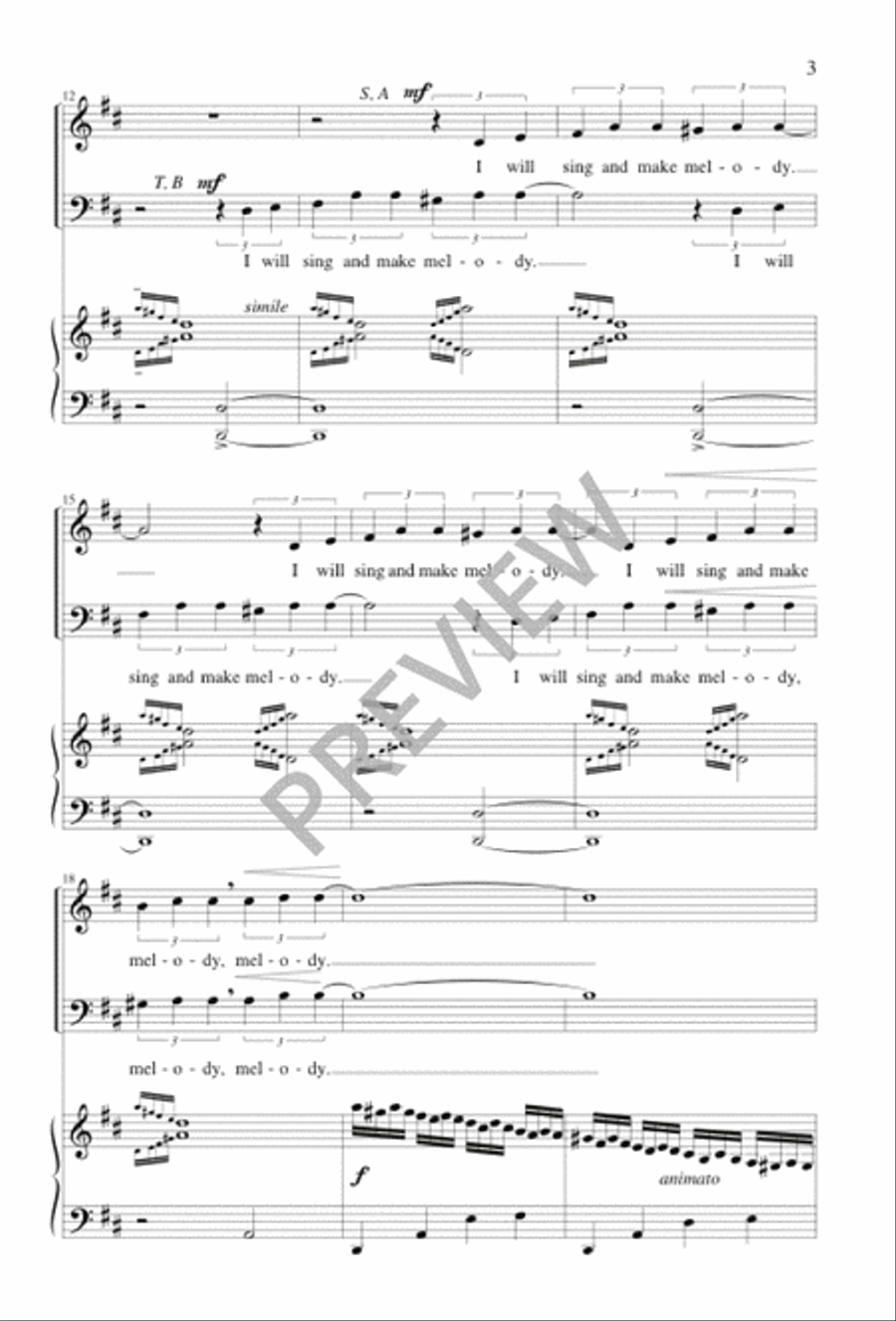 My Heart Is Firmly Fixed, O God 2-Part scores gallery preview page 4