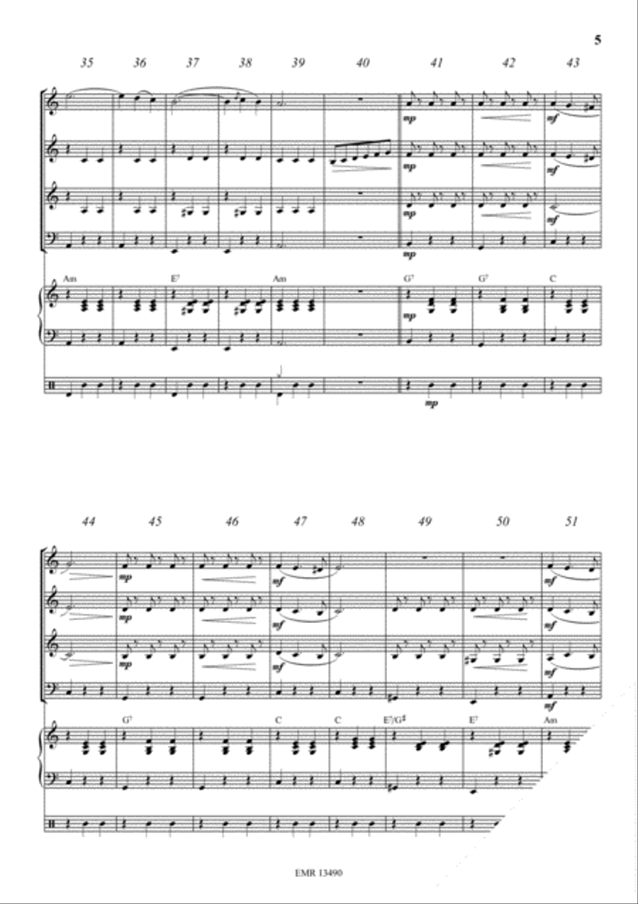 Donauwellen Woodwind Quartet scores gallery preview page 5