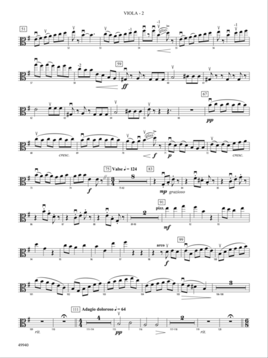 Subterranean Dialogues: Viola String Orchestra scores gallery preview page 2