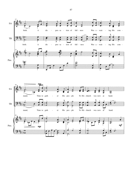 The Savior's Commission - SATB choir with piano accompaniment image number null