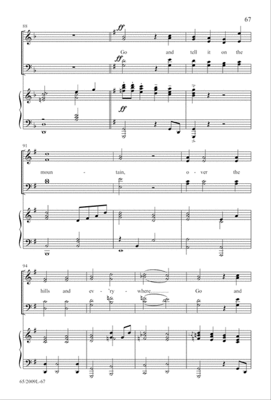 Rise Up! A New Light A-Comin’ 4-Part scores gallery preview page 68