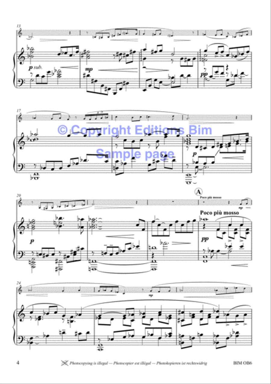 Introduction and Allegro English Horn scores gallery preview page 3